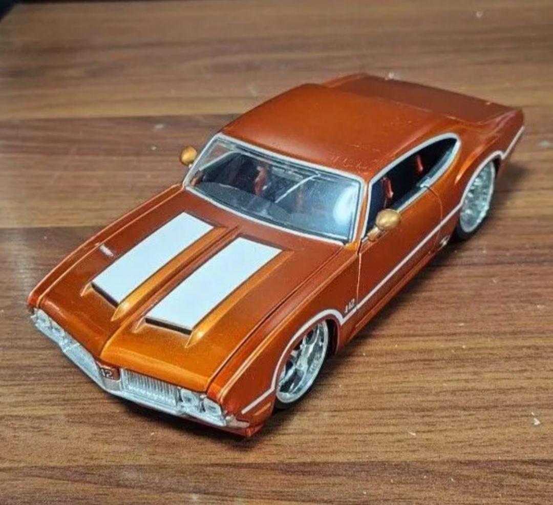 JADA 1/24 BTM 1970 オールズモビルカトラス 442 JADA BTM 1970 OLDSMOBILE 442 YELLOW 1:24 | eBay
