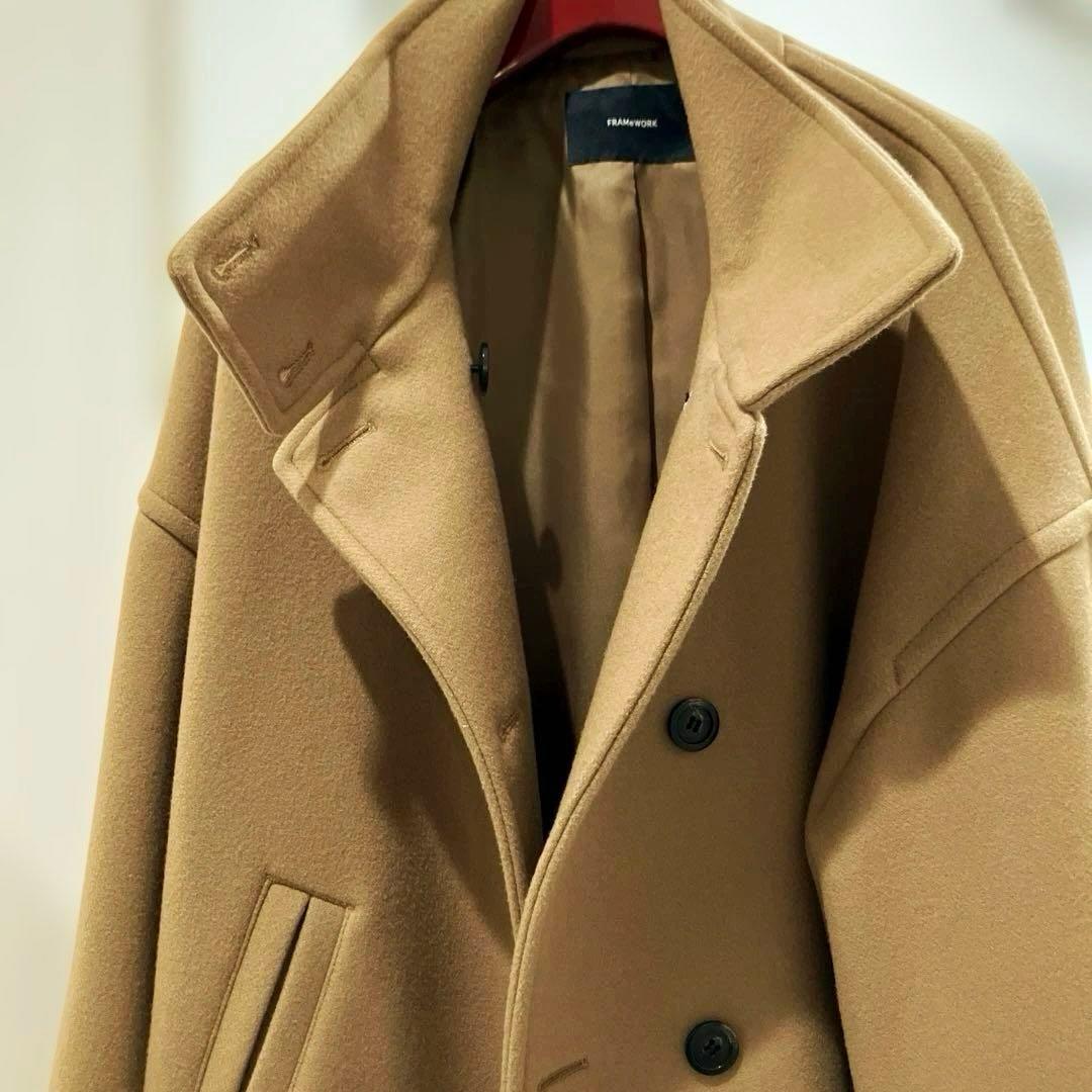 FRAMeWORK メルトンスタンドポンチョコート
