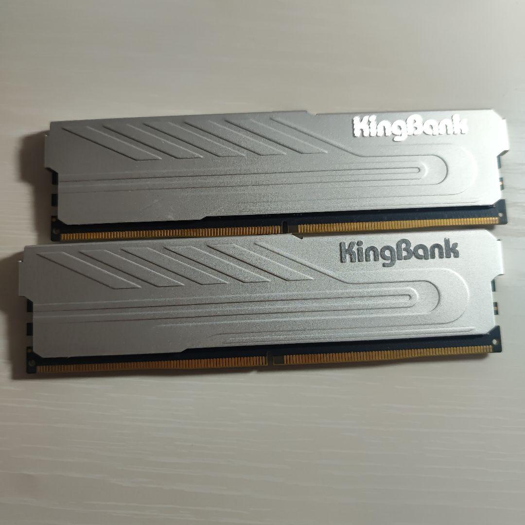 KingBank DDR5 6000MHz 16GB×2 U-DIMM CL36 KingBank Computer Desktop Memory Ram DDR5 16GB(2x8GB) 6000MT/s