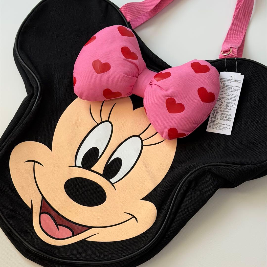 ミニー ビッグフェイス トートバッグ バレンタイン 海外ディズニー