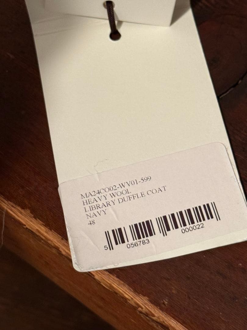 WALES BONNER 24AW Library Duffle Coat 48 - メルカリ