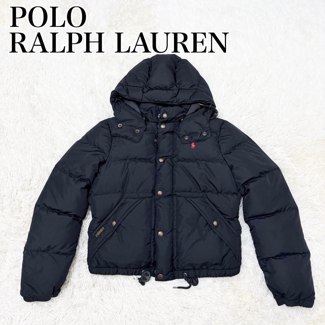 美品 POLO RALPH LAUREN ダウンジャケット ショート丈 ブラック - メルカリ