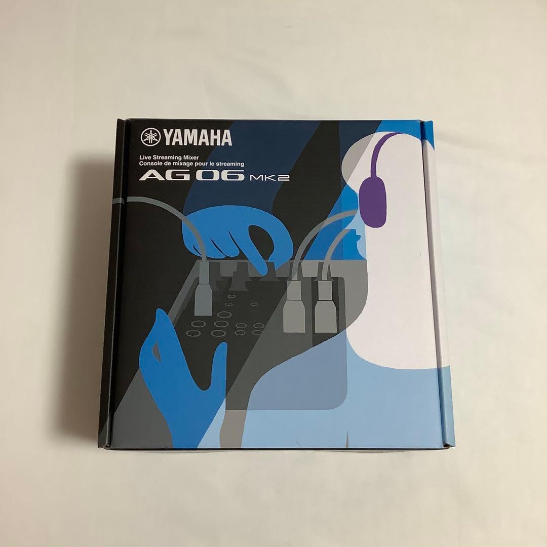 ヤマハ　AG06 MK2 ライブストリーミングミキサー ヤマハ YAMAHA AG06 MK2 B 6チャンネル ライブストリーミングミキサー