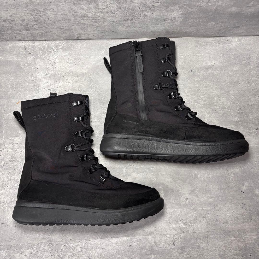 新品】コロンビア ショートブーツ ウォータープルーフ サイドジップ 23