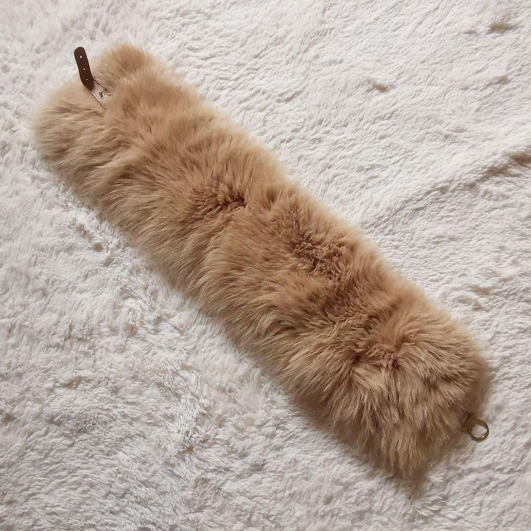 MaxMara フォックスファー ショール スヌード イタリア製 マックス