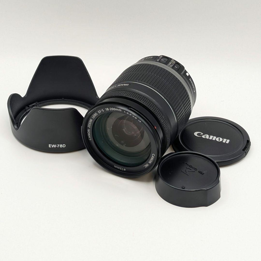 レンズ(ズーム) Canon EF-S 18-200mm f3.5-5.6 IS