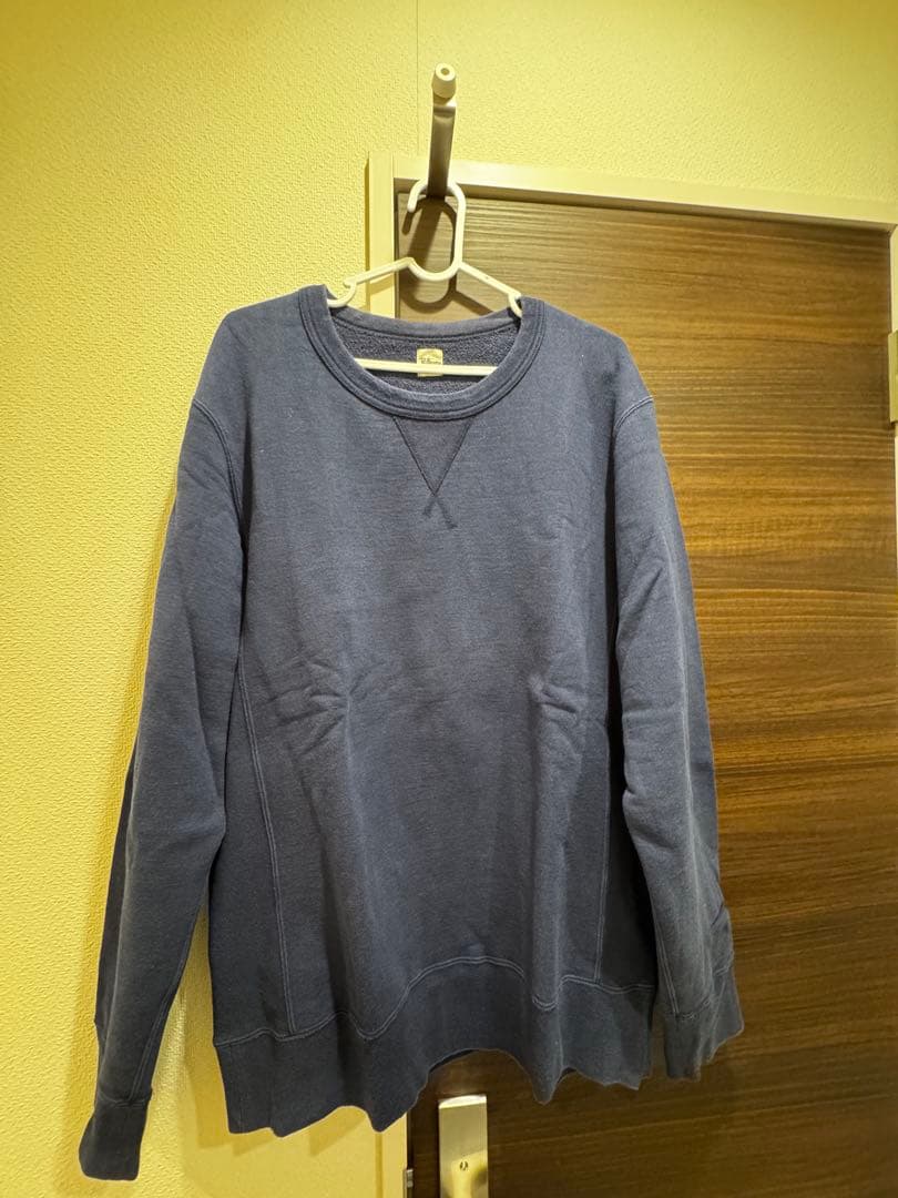 Pont Herman ネイビー クルーネック トレーナー　値引き Pont Herman ネイビー クルーネック トレーナー