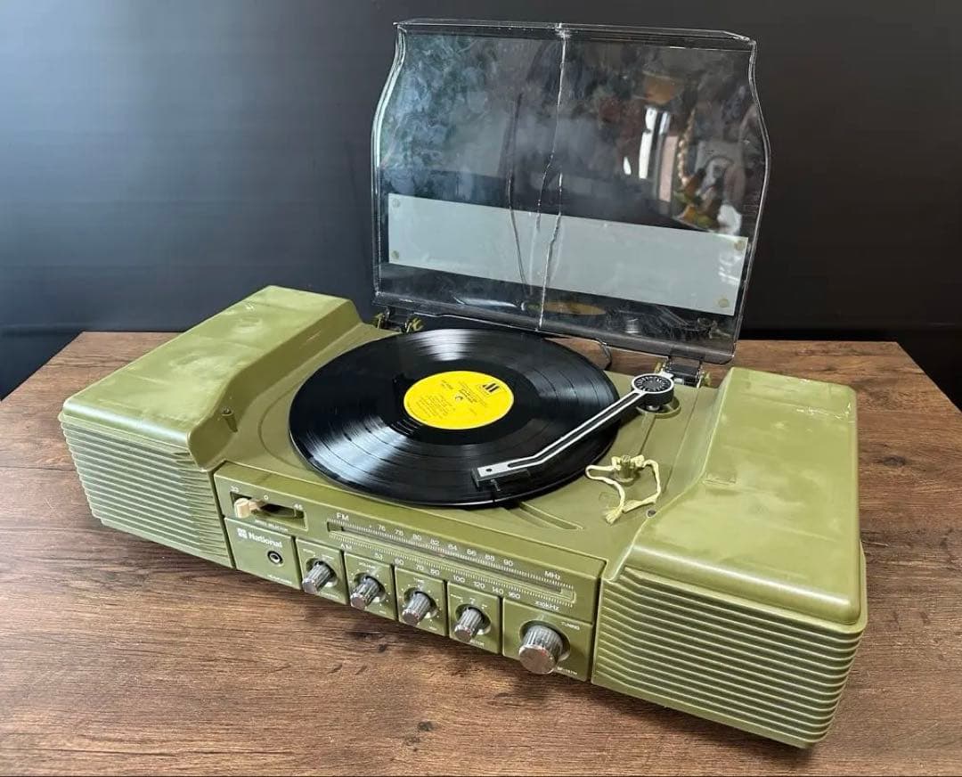 完動品 National ナショナル SF-157N レコードプレーヤー ラジオ