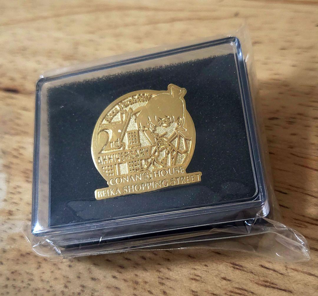 希少】名探偵コナン 米花商店街 2周年記念 ピンバッジ 工藤新一 値下げ
