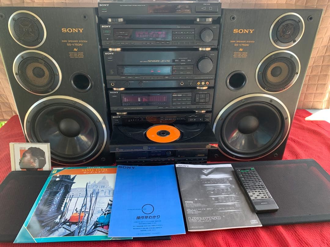 SONY Liberty LTB-V750コンポ5CD チェンジャー中古動作品 - メルカリ