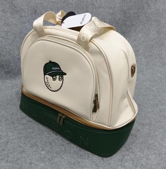 Malbon ゴルフ 衣類収納 バッグ 大容量 2ルーム設計 - メルカリ