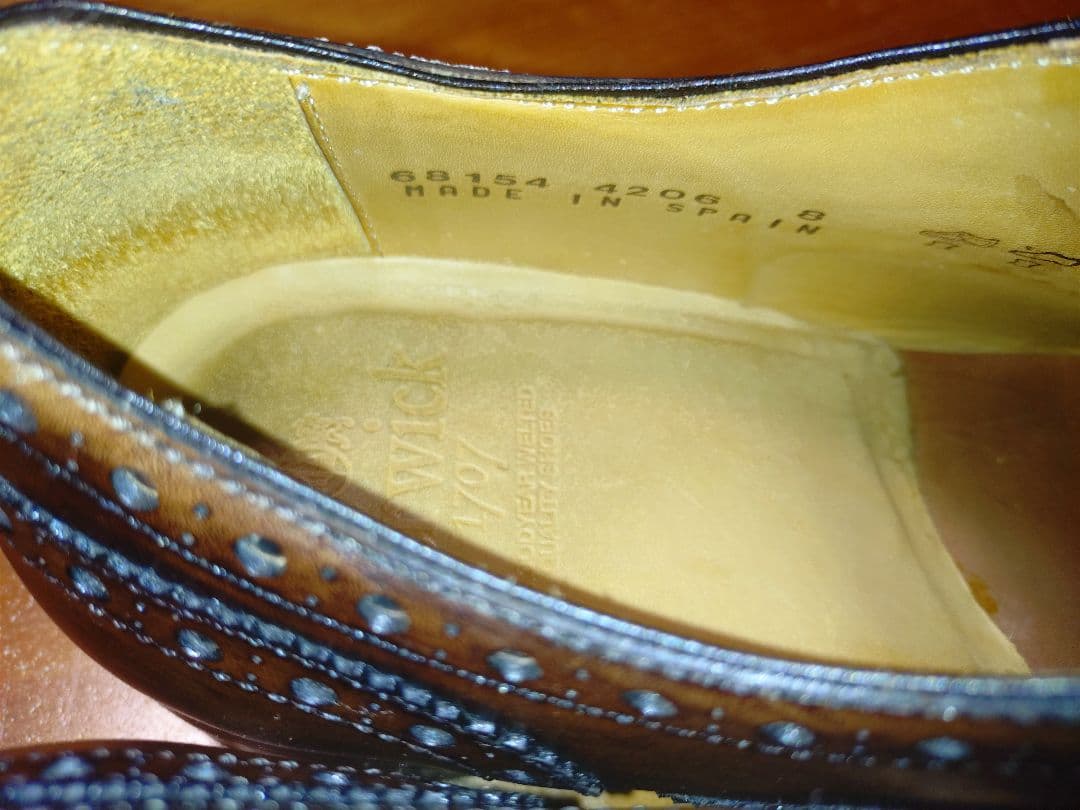 バーウィック　ダイナイトソール　ウィングチップ　26.5cm