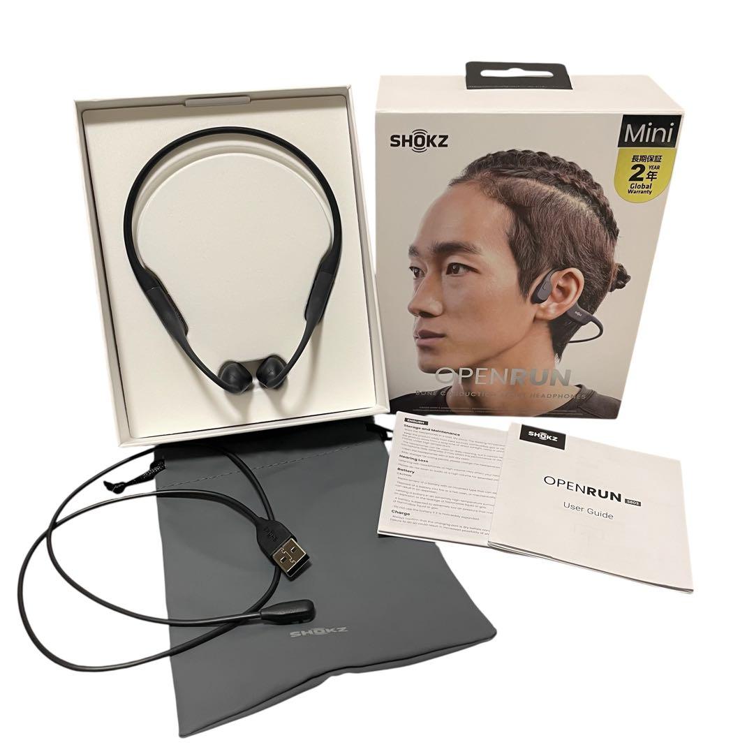 美品/箱付き】SHOKZ OPENRUN Mini 骨伝導イヤホン S803 - メルカリ