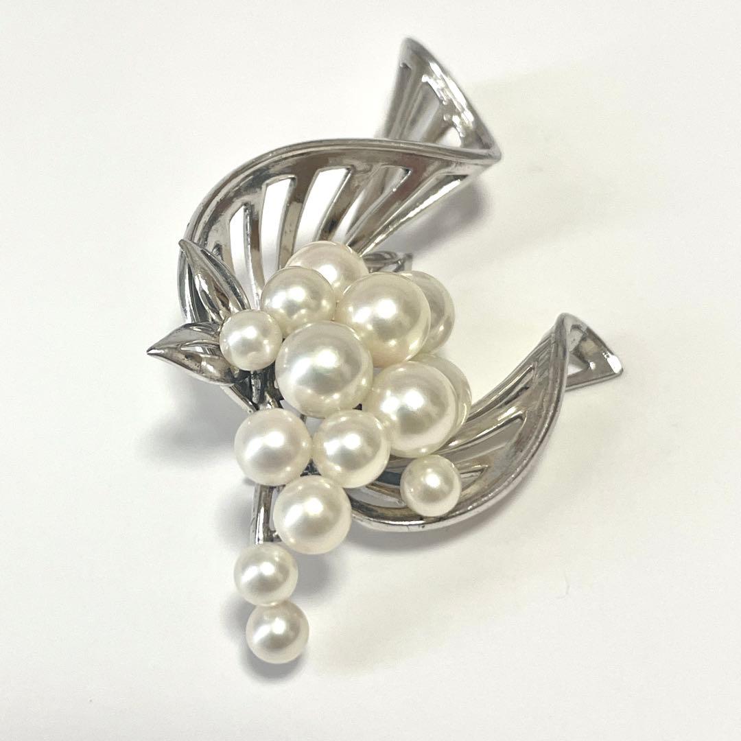 超希少✨皇室御用達 ミキモト アコヤ真珠 パール ブローチ コサージュ