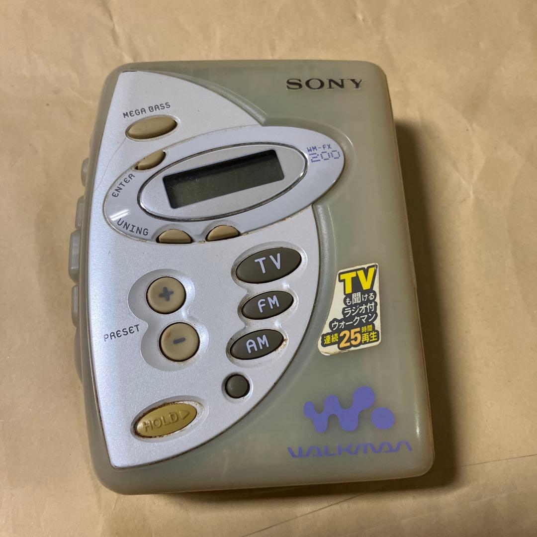 ジャンク品 ソニーウォークマン WM-FX200 - メルカリ