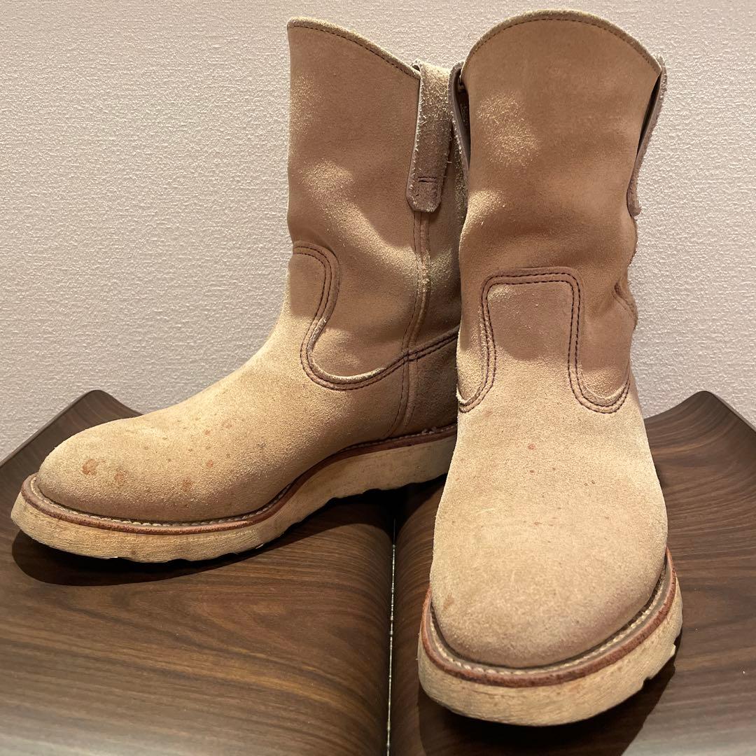 3連休価格❗️レッドウイング　8168 ベージュ ペコスブーツ　7E G・M geronimo / REDWING 8168