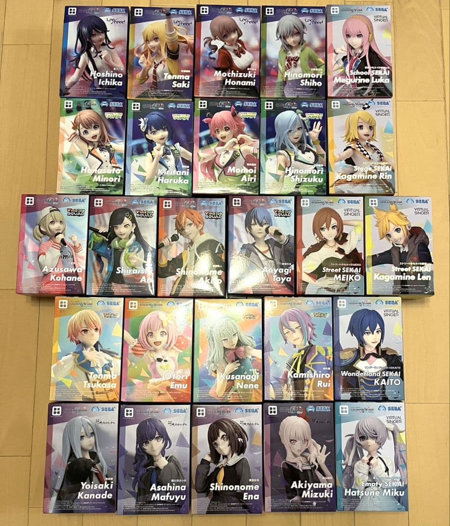 プロセカ全メンバー26体＋劇場版・各セカイの初音ミク7体　コンプリートフィギュア プロセカ全メンバー26体＋劇場版・各セカイの初音ミク7体 コンプリート