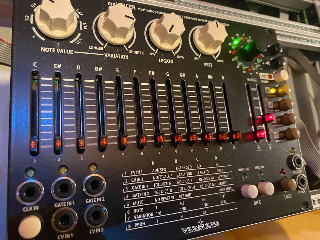 meloDICER Vermona モジュラーシンセ VERMONA - meloDICER