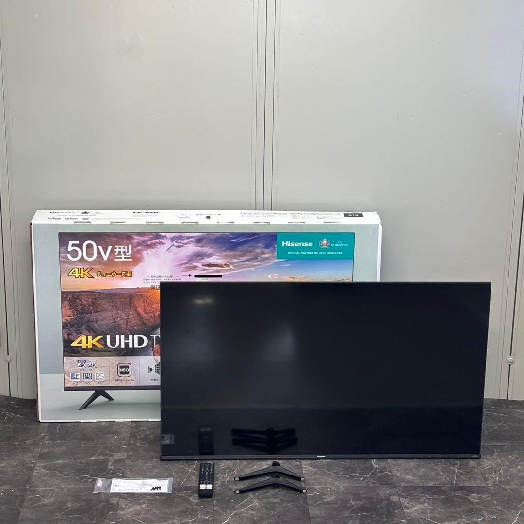 ∞原始人2021年製 4K対応 美品 ハイセンス 50V 50E65G Amazon.co.jp: ハイセンス 50V型 4Kチューナー内蔵 液晶 テレビ 50E65G