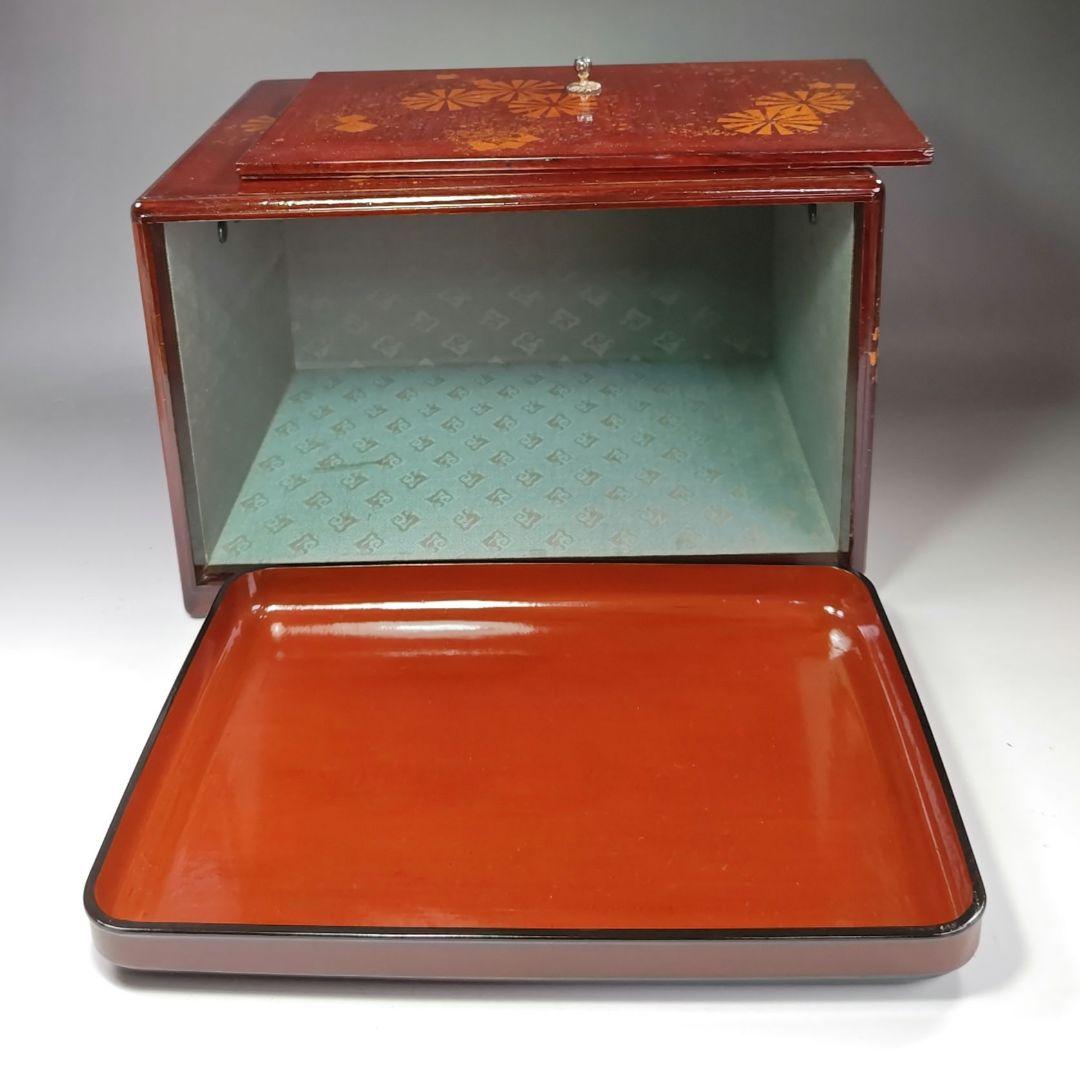 イ628 茶箱『前端雅峰造』『菊蒔絵 茶箱 木箱』茶道具 - メルカリ