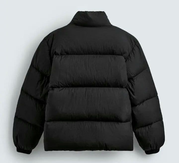 新品タグ付き】ZARA 80% ダウン-20%フェザーパフジャケット XL - メルカリ