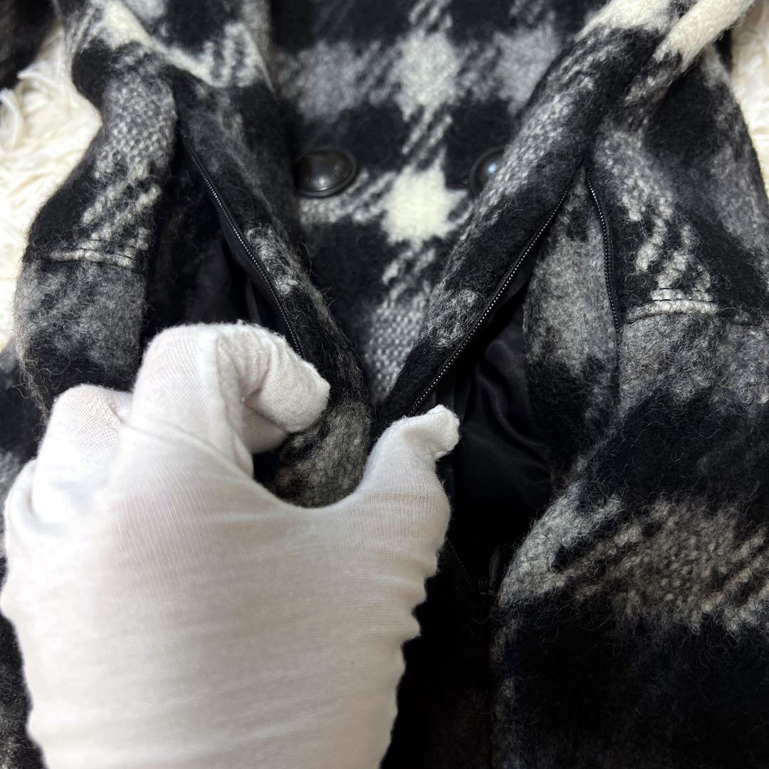 《希少✨大きいサイズ》バーバリーロンドン メガチェック ウール コート ツイード