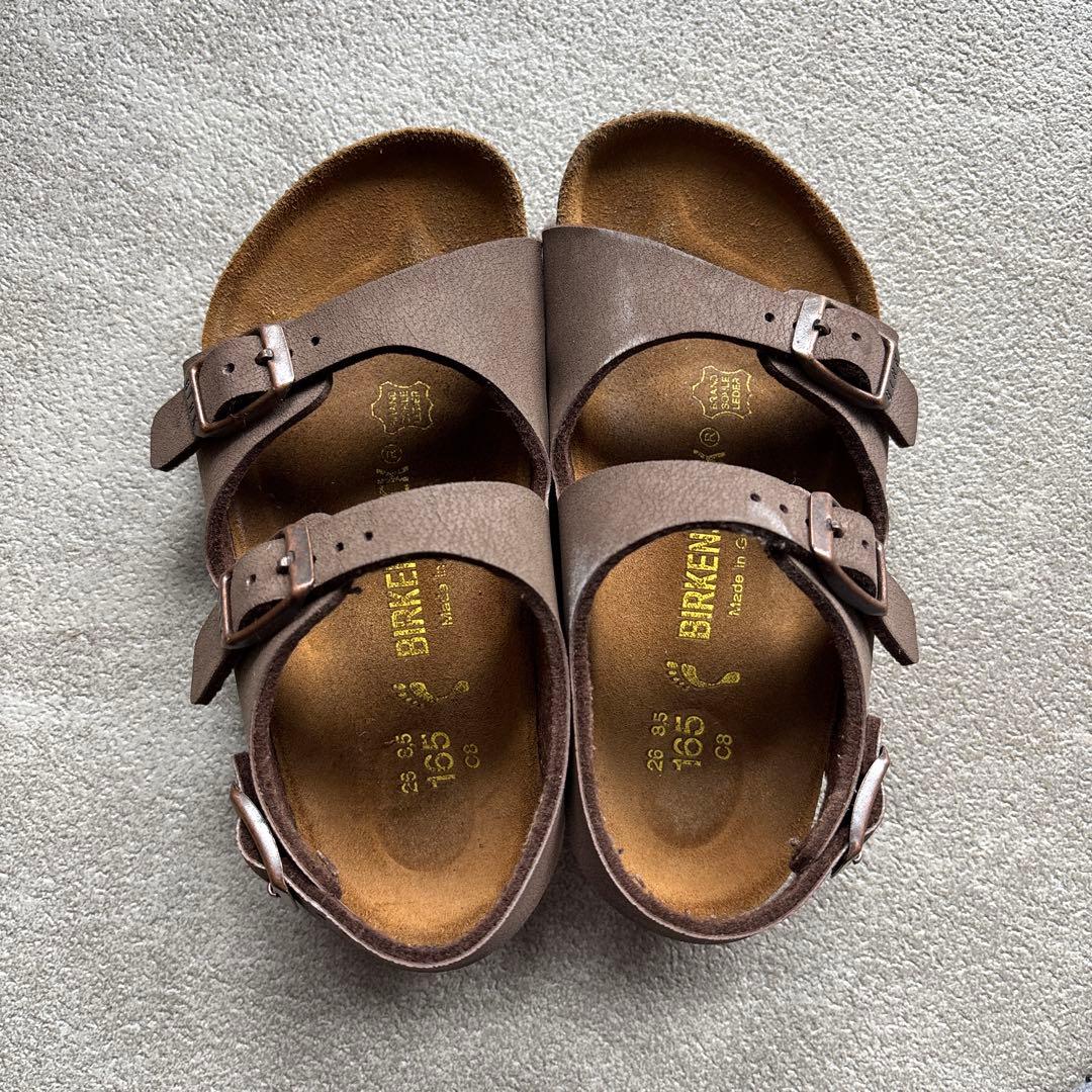 BIRKENSTOCK ブラウン サンダル - メルカリ