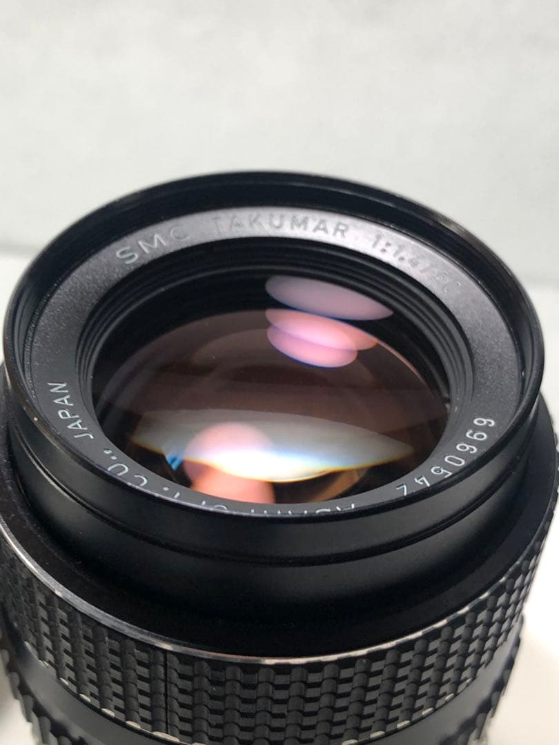フード付き smc takumar 50mm f1.4 m42