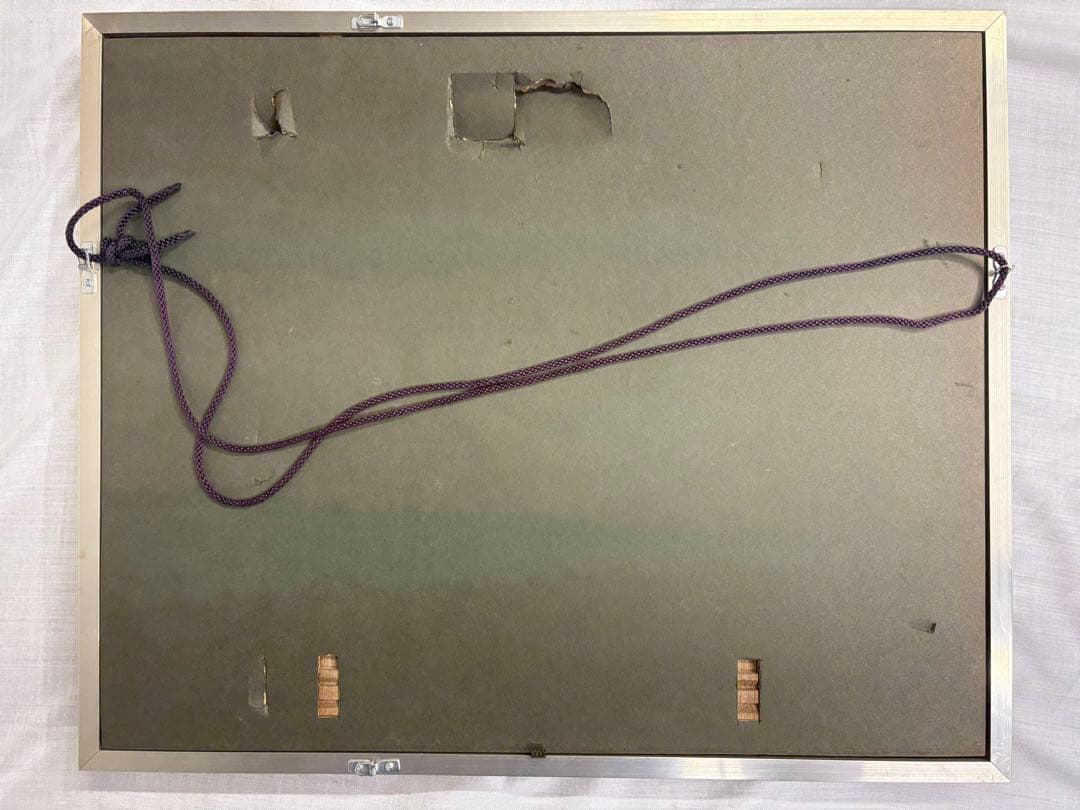 奈斎 絵画 日本画 風景画 額装 富士山