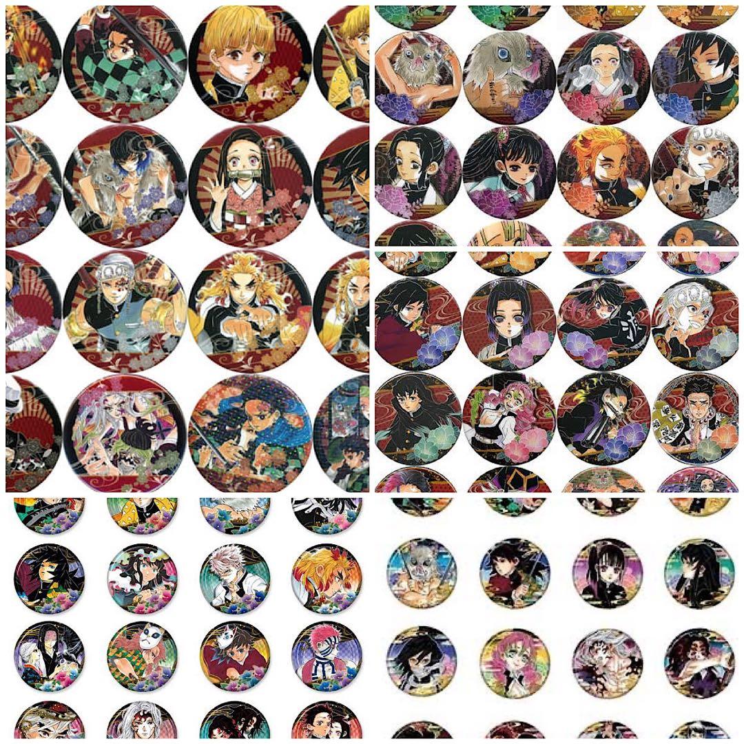 鬼滅の刃 コレクション缶バッジ 第1弾から第5弾 全80種 コンプリート