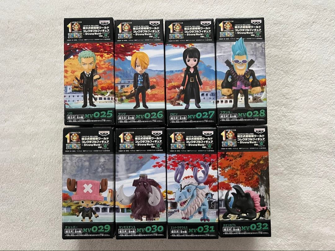 未開封]ワンピース WCF ストロングワールド ver.3 & 4 全16品 - メルカリ