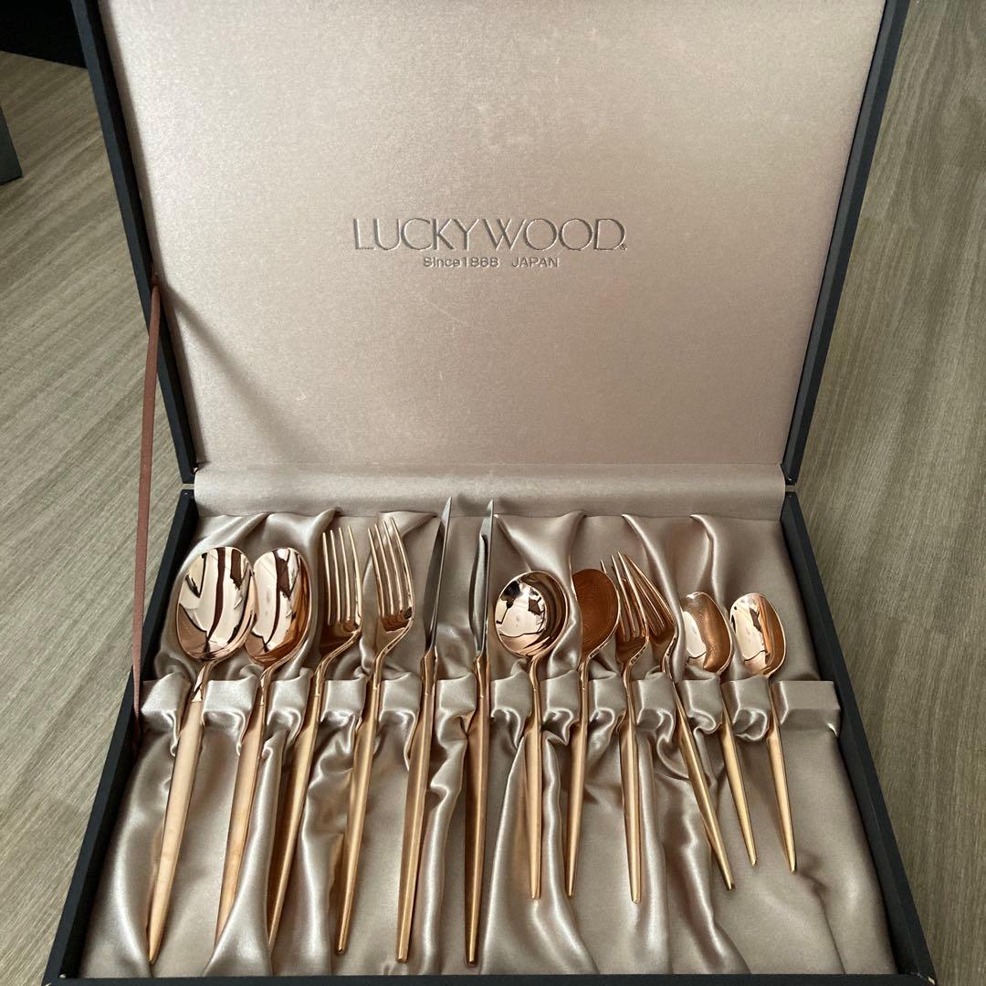 【匿名配送】LUCKY WOODのカトラリーセット LUCKYWOOD カトラリーセット 日本製 LUCKY WOOD（ラッキーウッド