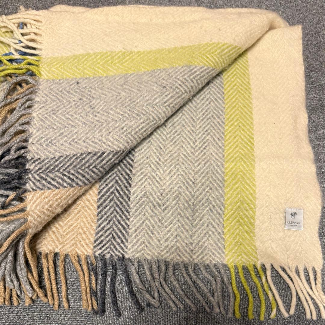 KLIPPAN クリッパンBirka ビルカ ブランケット ひざ掛け アース KLIPPAN