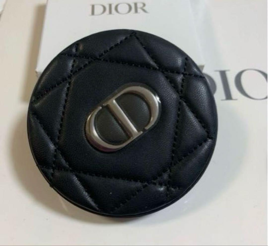 Dior ディオール ノベルティ コンパクト ミラー ブラック - メルカリ