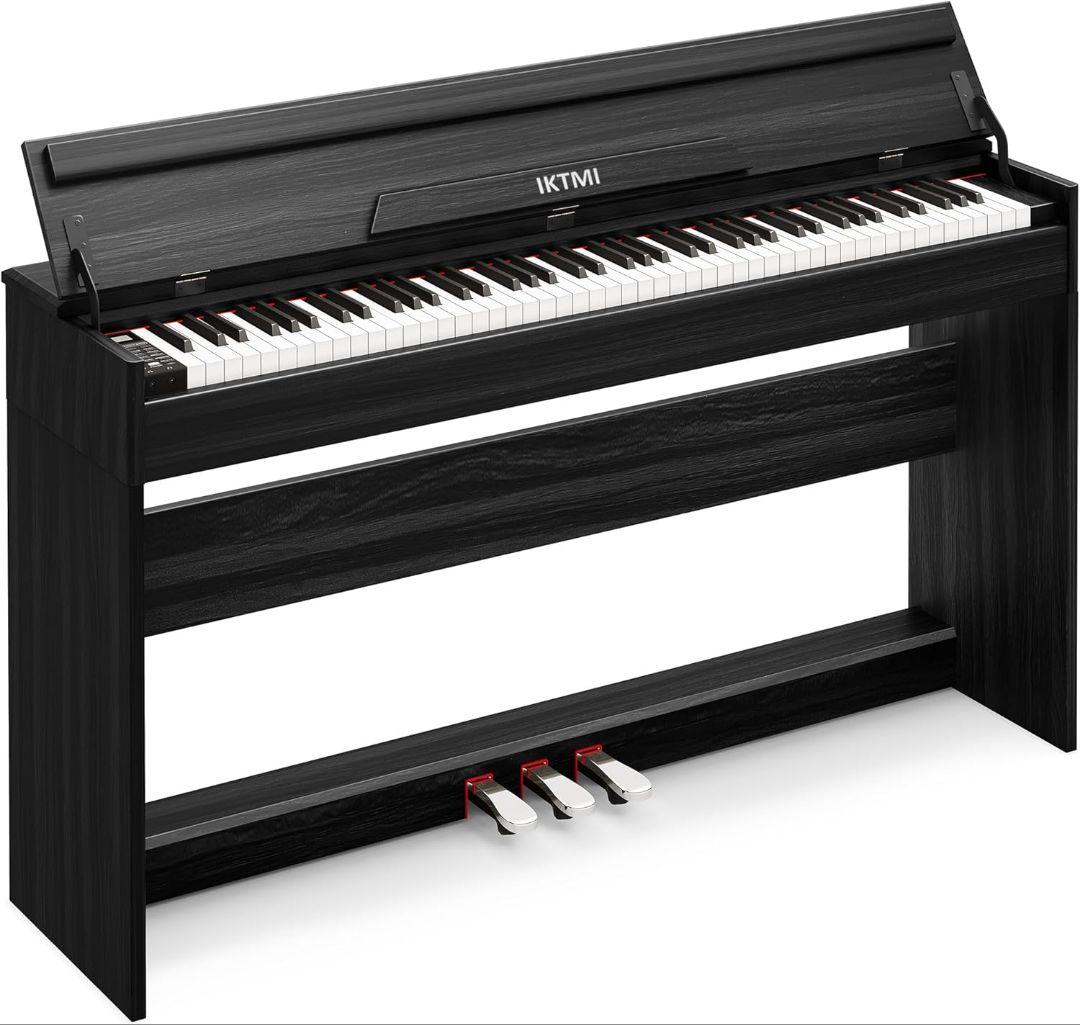 木製 電子ピアノ 88鍵盤 ペダル付き ファンクションボックス 練習用 木製 電子ピアノ 88鍵盤 ペダル付き ファンクションボックス 練習用