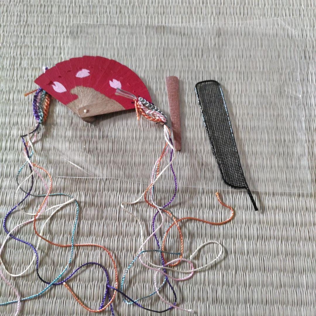 雛人形 江戸木目込人形 親王飾り 貝殻細工風 高級衣装 収納箱付き