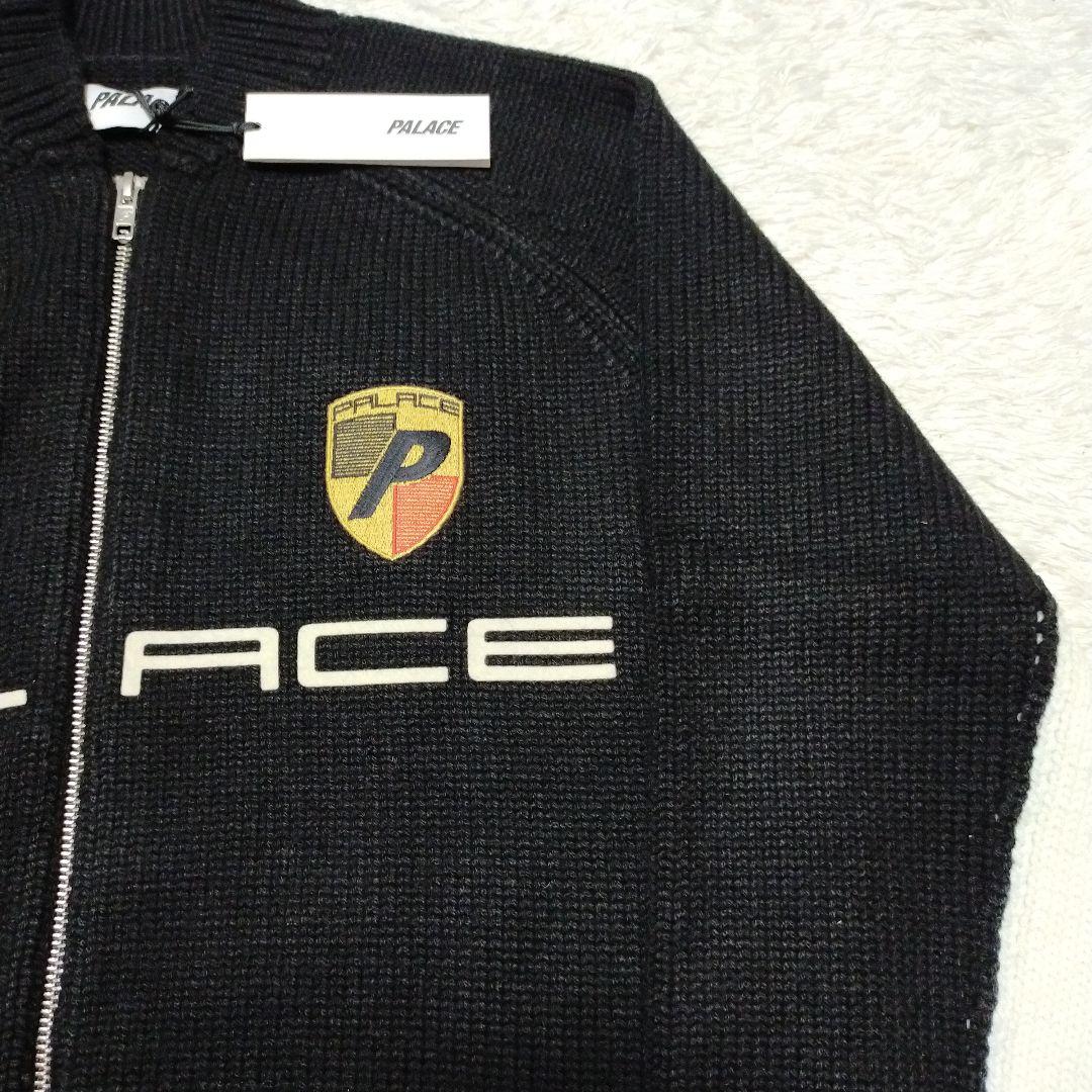タグ付未使用品PALACE wool posh knit ブラック ポルシェロゴ - メルカリ