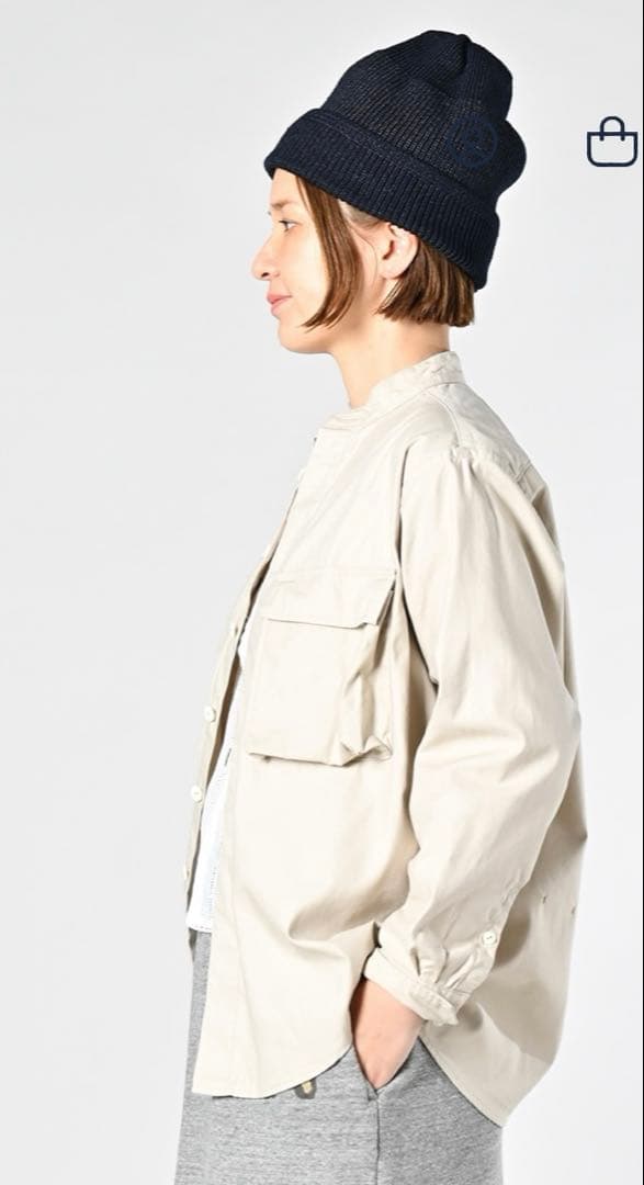 新品未使用】45R 薄バックサテンの908ニームシャツ - メルカリ