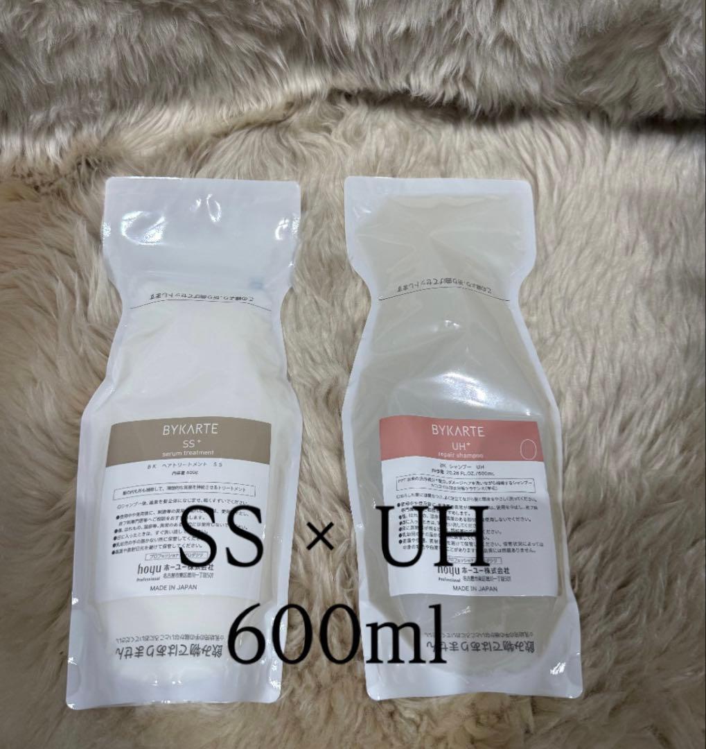バイカルテ　UHシャンプー600ml+SSトリートメント600g レフィル バイカルテ UHシャンプー600ml+MSトリートメント600g レフィル - メルカリ