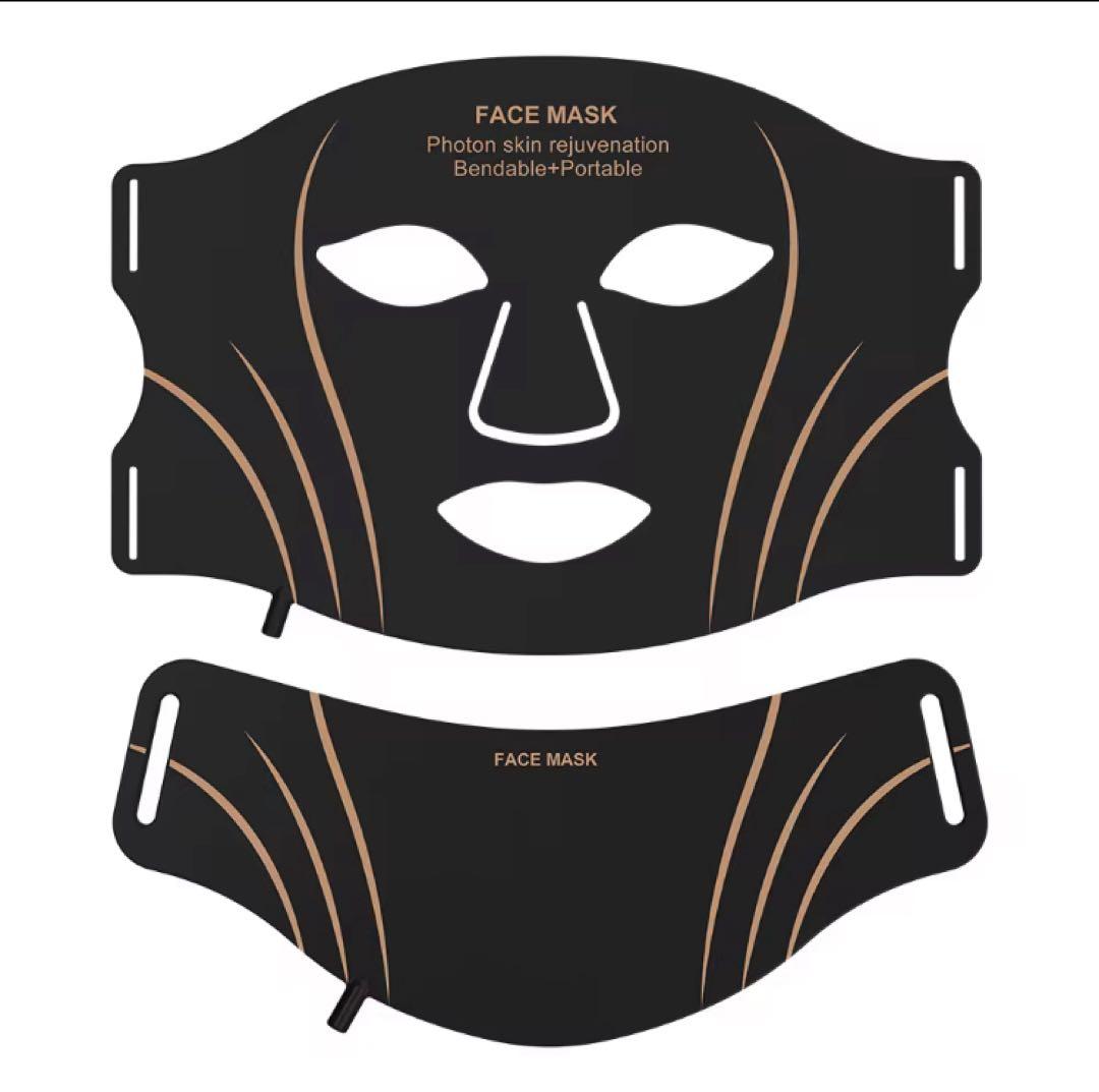 7in1 LED光トリートメント フェイスマスク＆ネックパーツセット