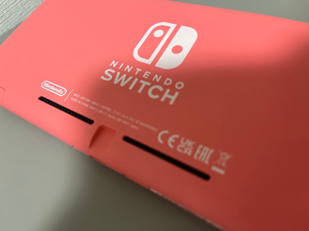 Switchライトピンク箱・ケース充電器付き Nintendo Switch Lite ピンク