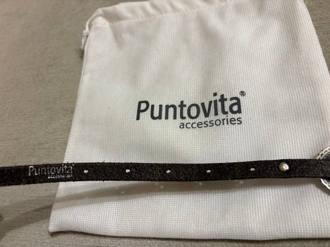 試着のみ☆ウィムガゼット Puntovita コンチョ細ベルト レザー