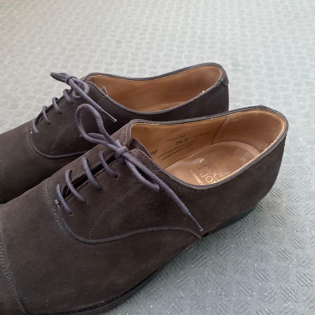 クロケットジョーンズ HALLAM 5057 スウェードシューズ 7 1/2 E - メルカリ