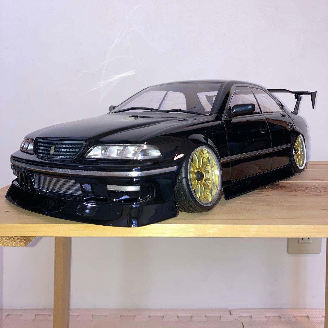 RC-ART マークⅡ JZX100 ボディ Toyota Mark II JZX100 1-10 Body Set (196mm / 198mm) [RC ART