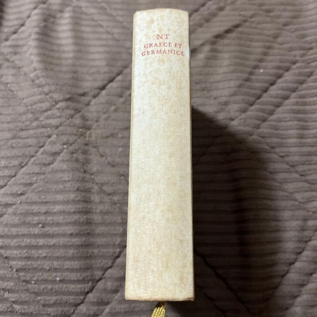 NOVUM TESTAMENTUM ギリシャ語とドイツ語　古書　新約聖書 NOVUM TESTAMENTUM ギリシャ語とドイツ語古書新約聖書