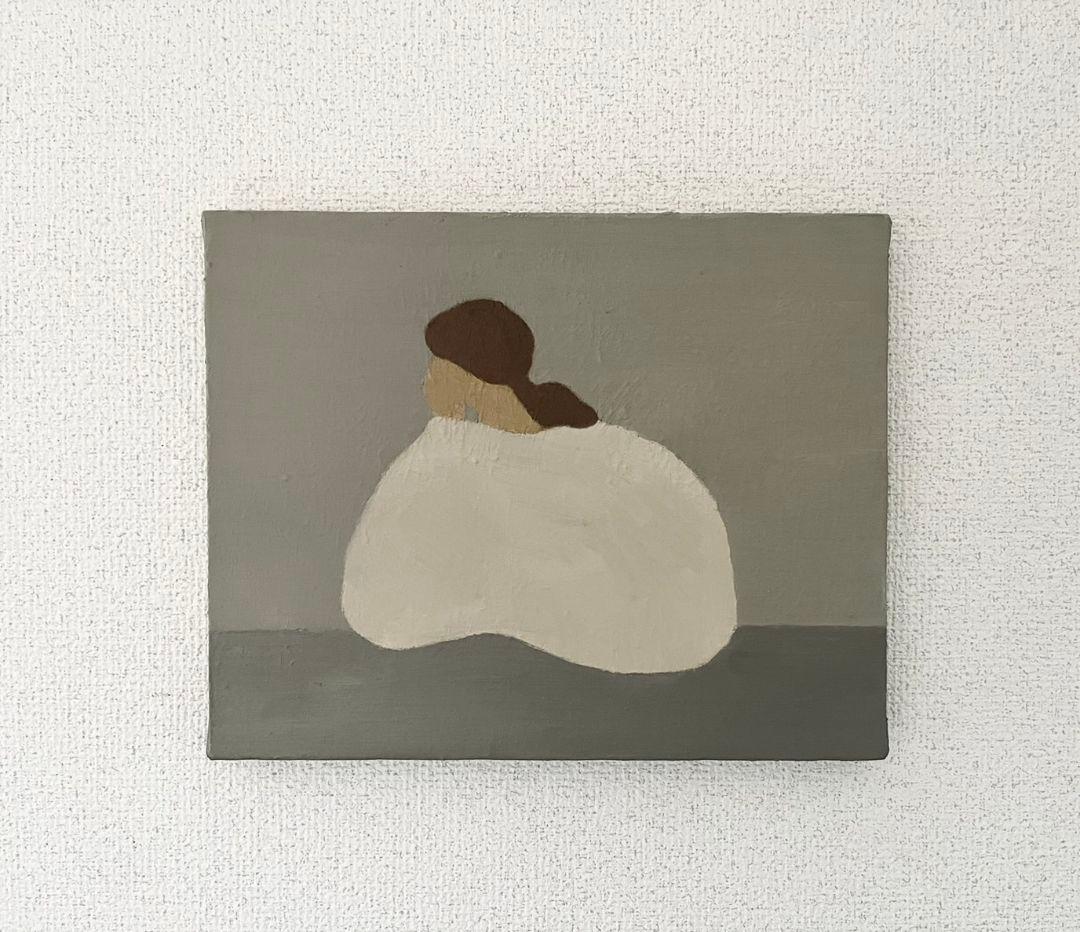 油彩画　１人で考える 高知県所蔵の油彩画「少女と白鳥」も国際的贋作師の作品か…県立美術館