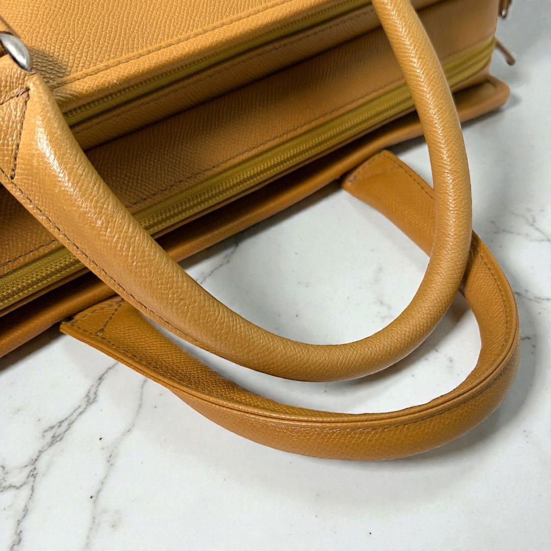 《美品》INDEED インディード ビジネスバック ブリーフケース 収納多め