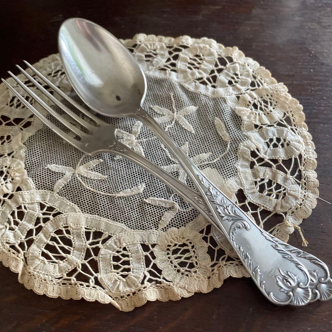 フランスアンティークカトラリーセット - メルカリ
