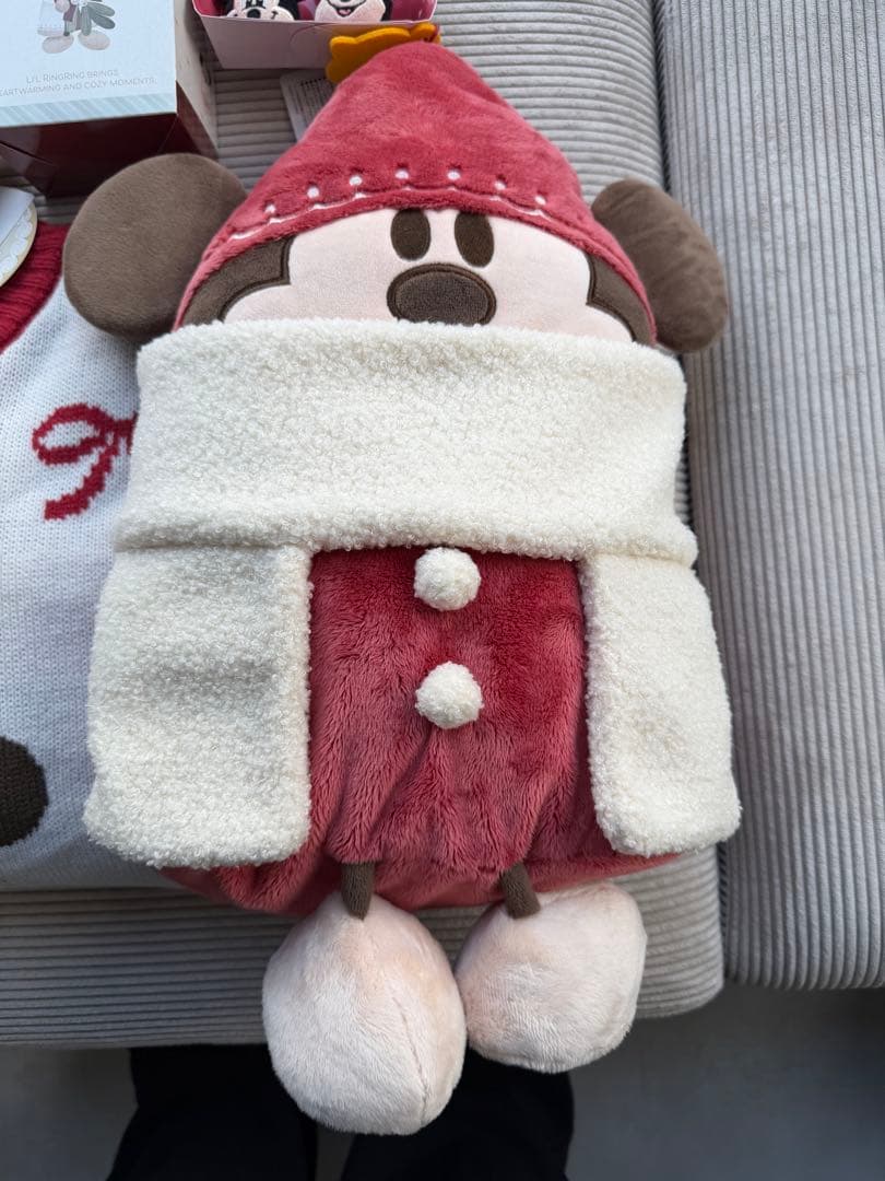 Disney ディズニー リルリンリン/ぬいぐるみバッチ青・赤/セーター/リング