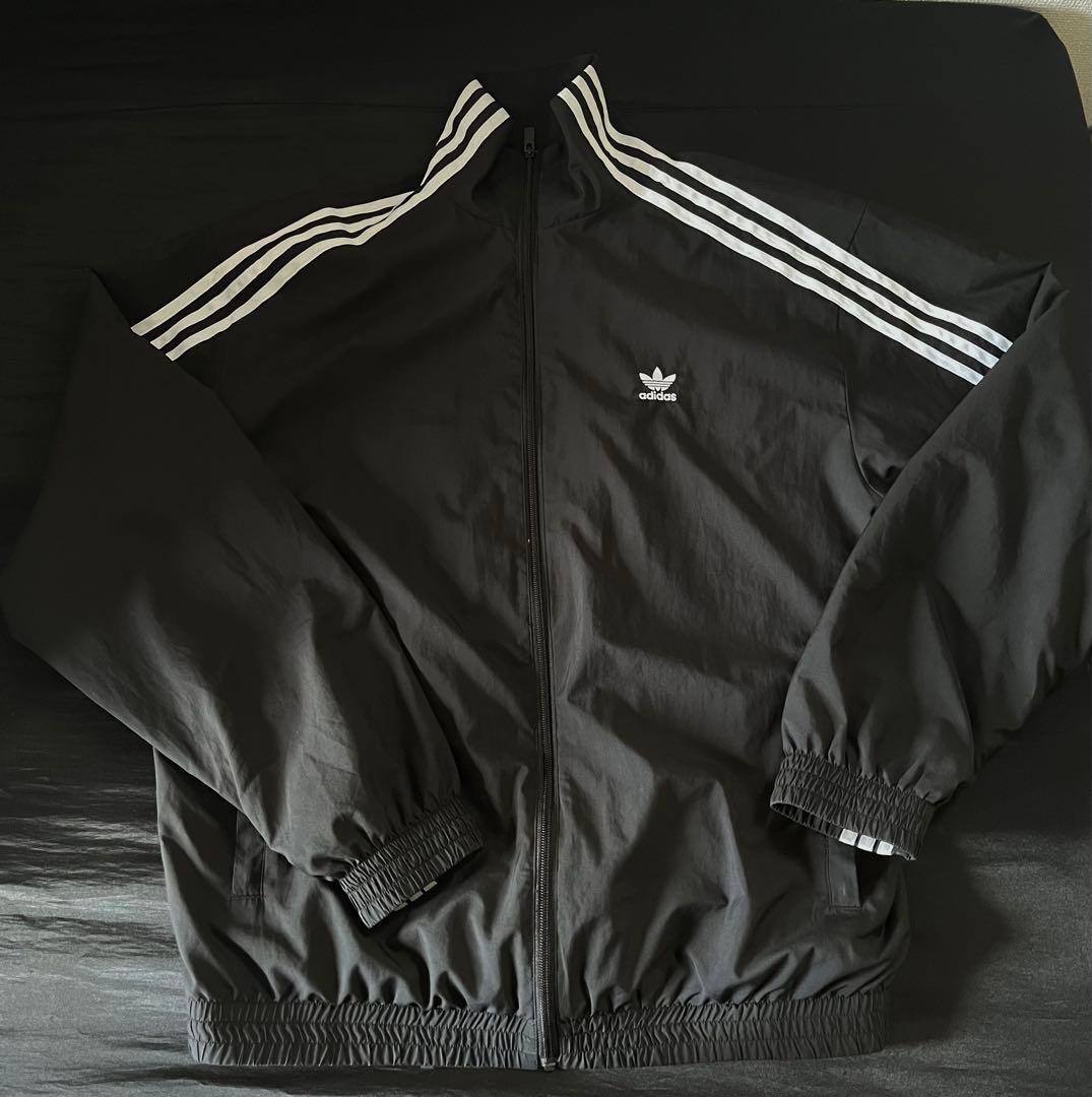 常田大希 adidas adilenium オーバーサイズ トラックトップ 黒 - メルカリ